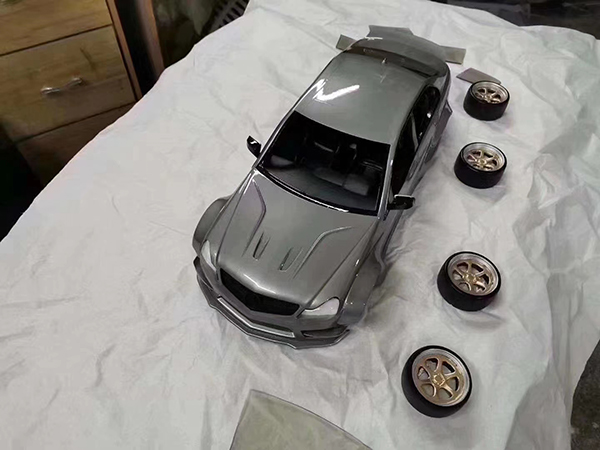 0170汽车模型3D打印喷漆