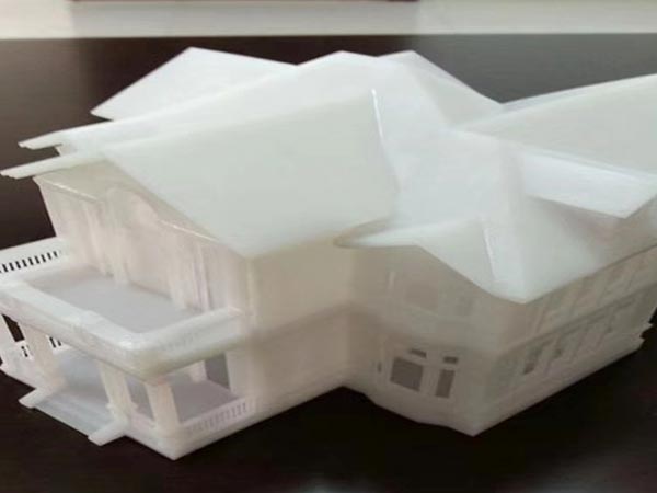 9334建筑楼盘模型白色树脂打印