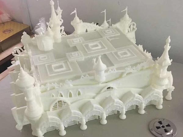 7045建筑楼盘白色树脂打印