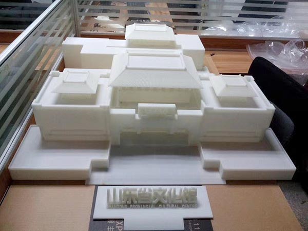2941建筑楼盘模型白色树脂打印