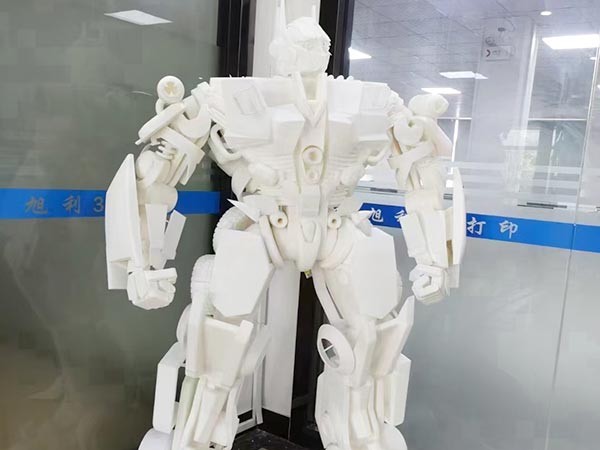 1654机器人白色尼龙打印