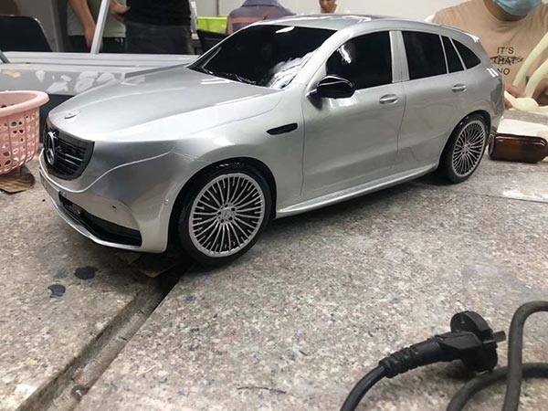 152#汽车模型CNC加工喷油