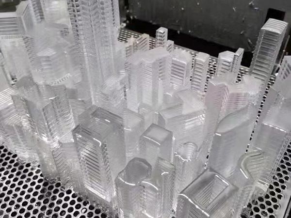 b172建筑楼盘透明树脂打印