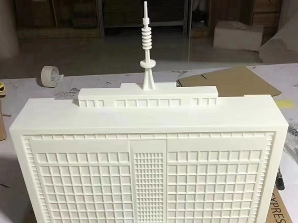 3637#建筑楼盘白色树脂打印